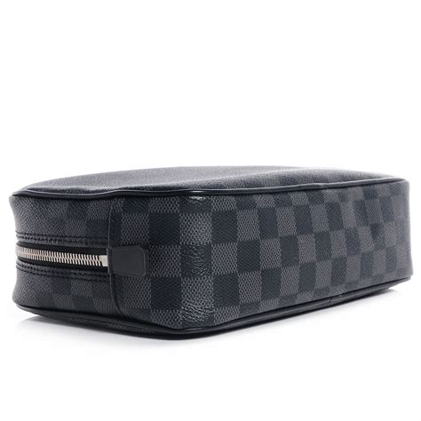 louis vuitton touletry|Toilet Pouch GM Damier Graphite .